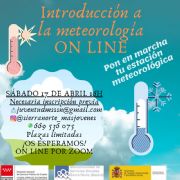 Introducción a la meteorología y estación meteorológica (online). 
